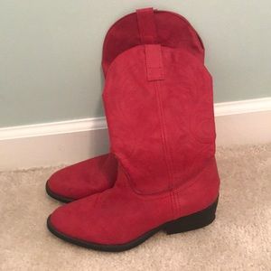 Rampage Red Cowgirl Boots